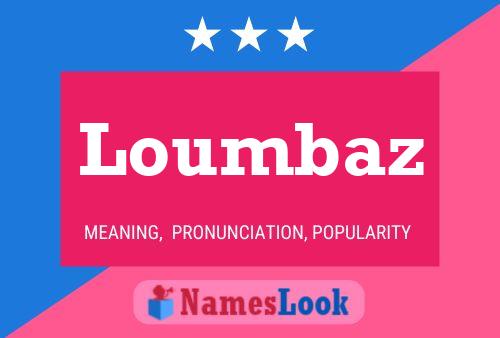 ملصق اسم Loumbaz