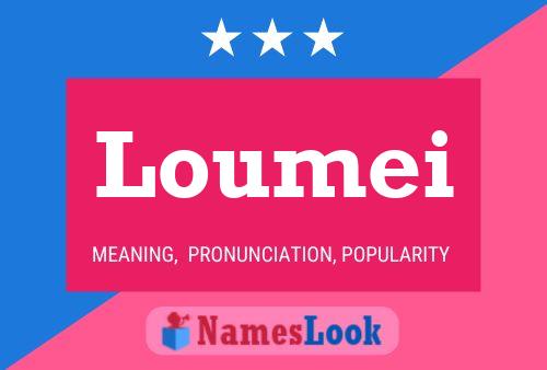 ملصق اسم Loumei