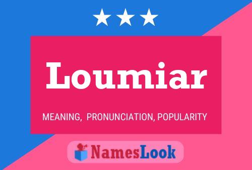 ملصق اسم Loumiar