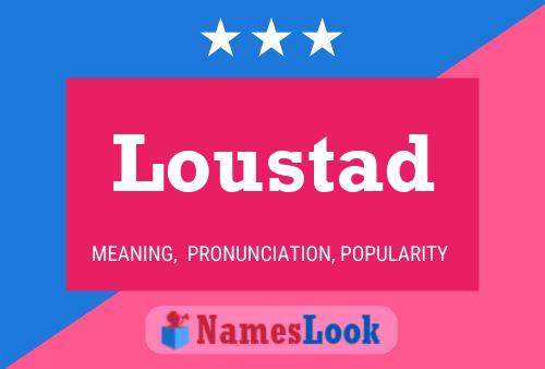 ملصق اسم Loustad