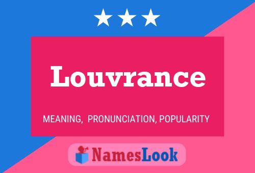 ملصق اسم Louvrance