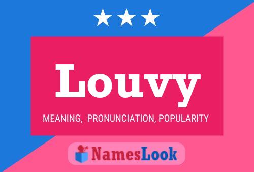 ملصق اسم Louvy