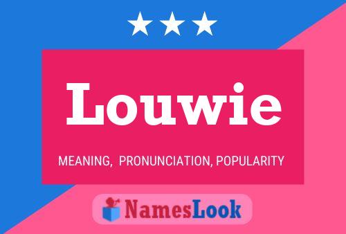 ملصق اسم Louwie