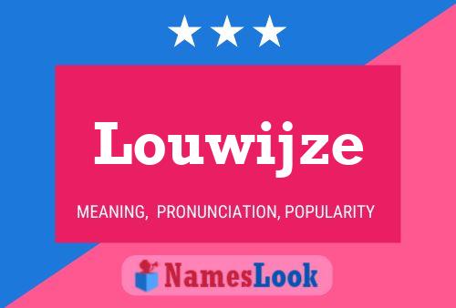 ملصق اسم Louwijze