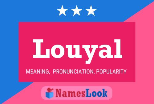 ملصق اسم Louyal