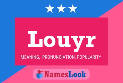 ملصق اسم Louyr