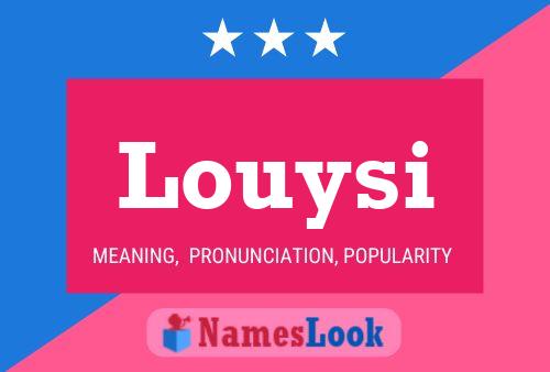 ملصق اسم Louysi