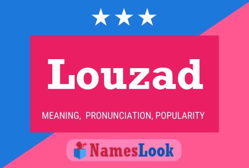 ملصق اسم Louzad