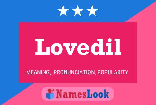 ملصق اسم Lovedil