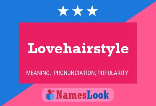 ملصق اسم Lovehairstyle