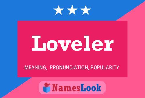 ملصق اسم Loveler