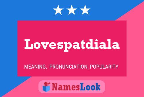 ملصق اسم Lovespatdiala