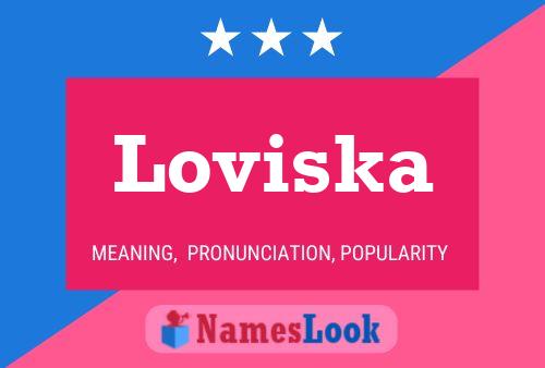 ملصق اسم Loviska