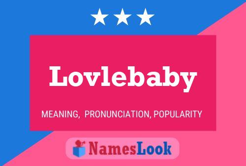 ملصق اسم Lovlebaby