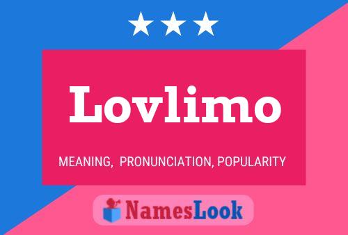 ملصق اسم Lovlimo