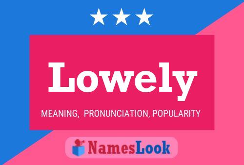 ملصق اسم Lowely