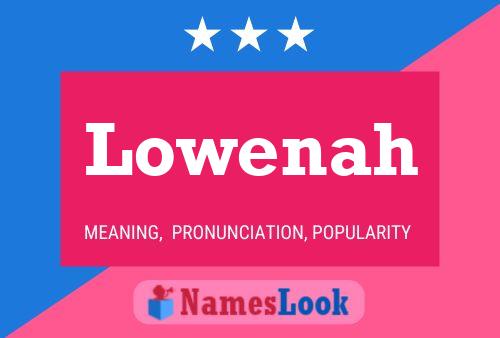 ملصق اسم Lowenah