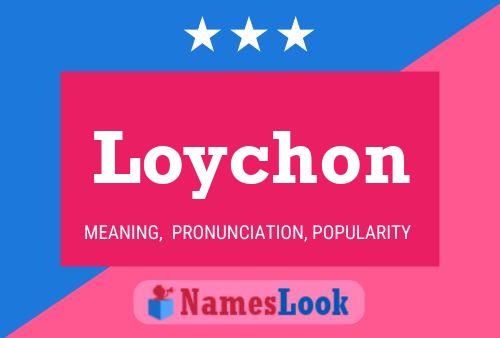 ملصق اسم Loychon