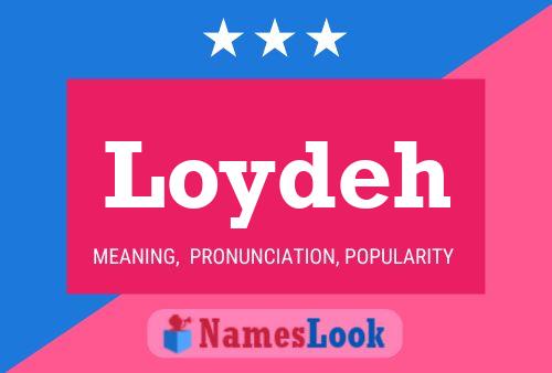 ملصق اسم Loydeh