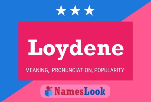 ملصق اسم Loydene