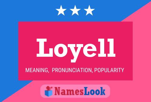 ملصق اسم Loyell