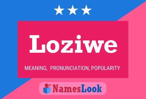 ملصق اسم Loziwe