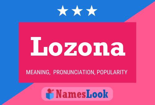 ملصق اسم Lozona