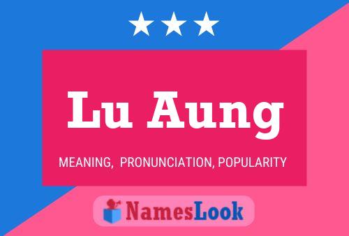 ملصق اسم Lu Aung