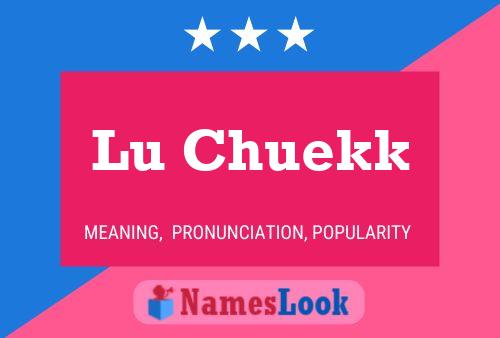 ملصق اسم Lu Chuekk