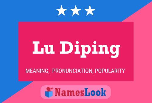 ملصق اسم Lu Diping