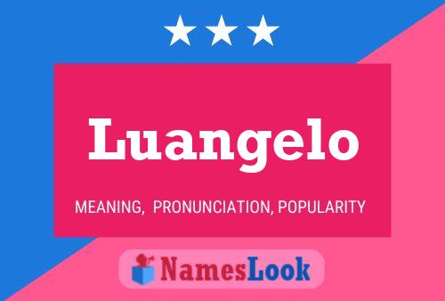 ملصق اسم Luangelo