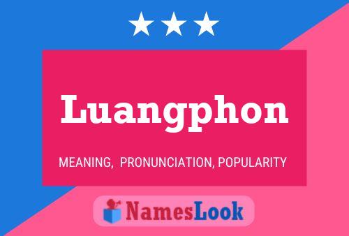 ملصق اسم Luangphon