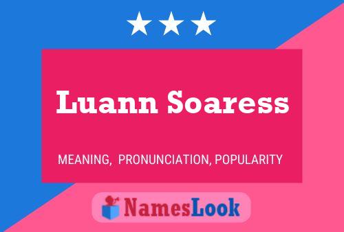 ملصق اسم Luann Soaress