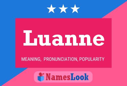 ملصق اسم Luanne