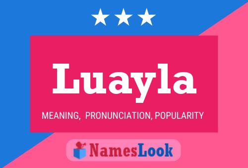 ملصق اسم Luayla