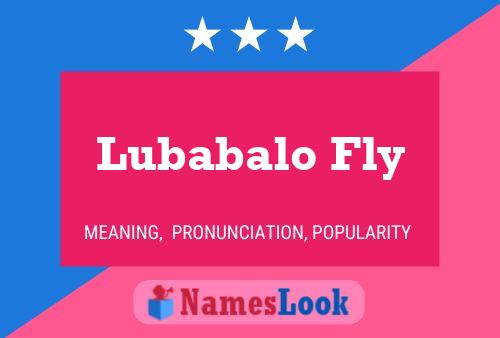 ملصق اسم Lubabalo Fly