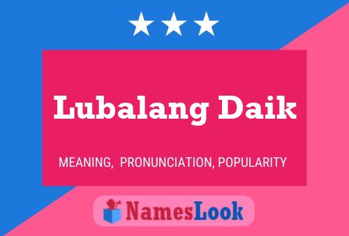 ملصق اسم Lubalang Daik