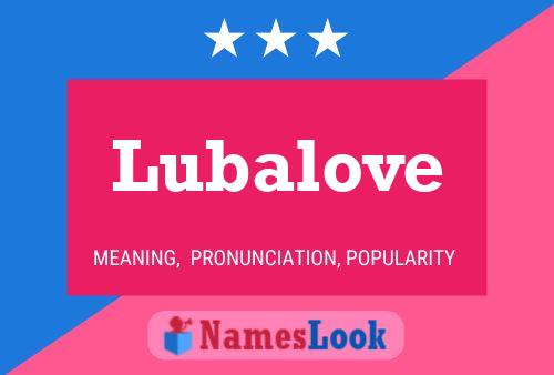 ملصق اسم Lubalove