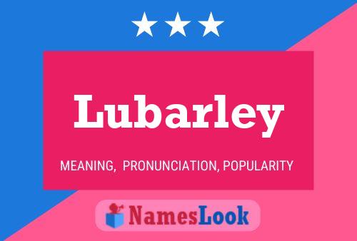 ملصق اسم Lubarley