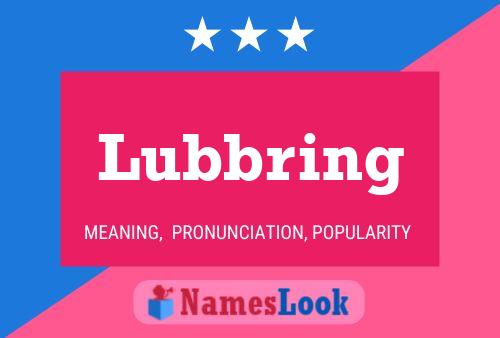 ملصق اسم Lubbring