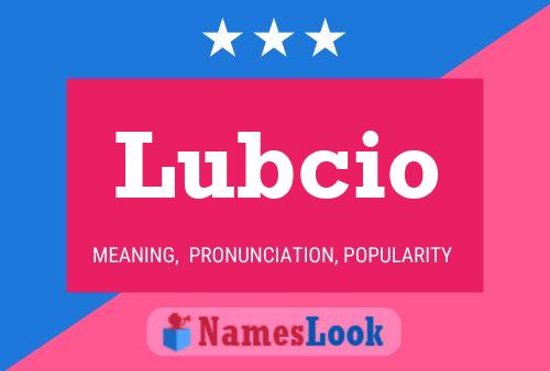 ملصق اسم Lubcio