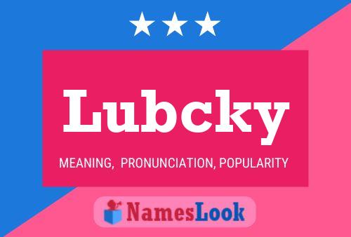 ملصق اسم Lubcky