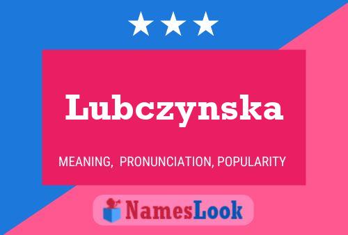 ملصق اسم Lubczynska