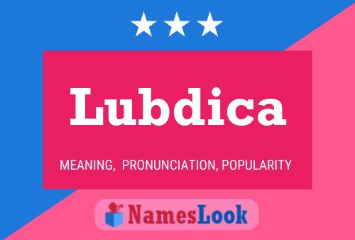 ملصق اسم Lubdica