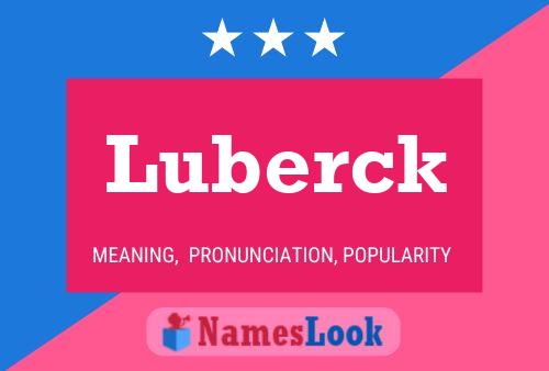 ملصق اسم Luberck