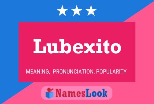 ملصق اسم Lubexito