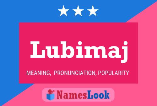 ملصق اسم Lubimaj