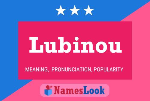 ملصق اسم Lubinou