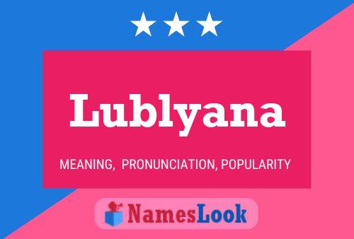 ملصق اسم Lublyana