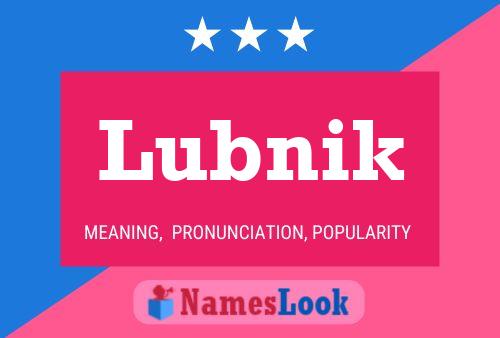 ملصق اسم Lubnik